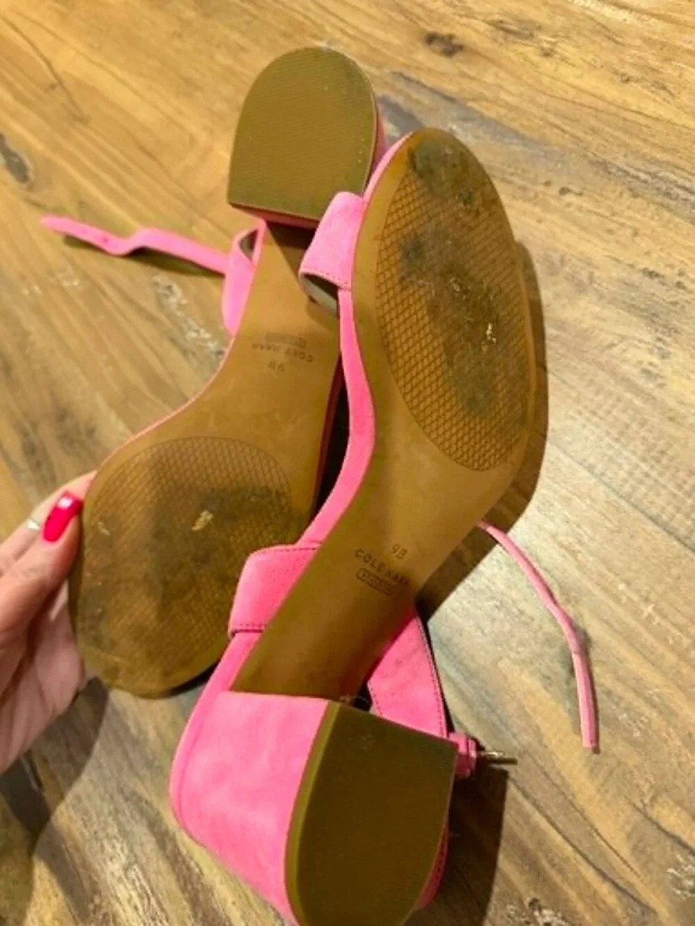 Cole Haan Pink Heels Size 9